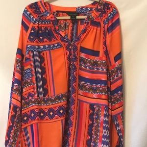 Investments Women's Colorful Flowry Top